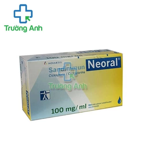 Sandimmun neoral 100mg - Dự phòng đào thải ghép thận, gan